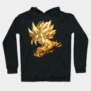 gold goku Hoodie